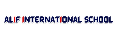 ALIF School Text Logo
